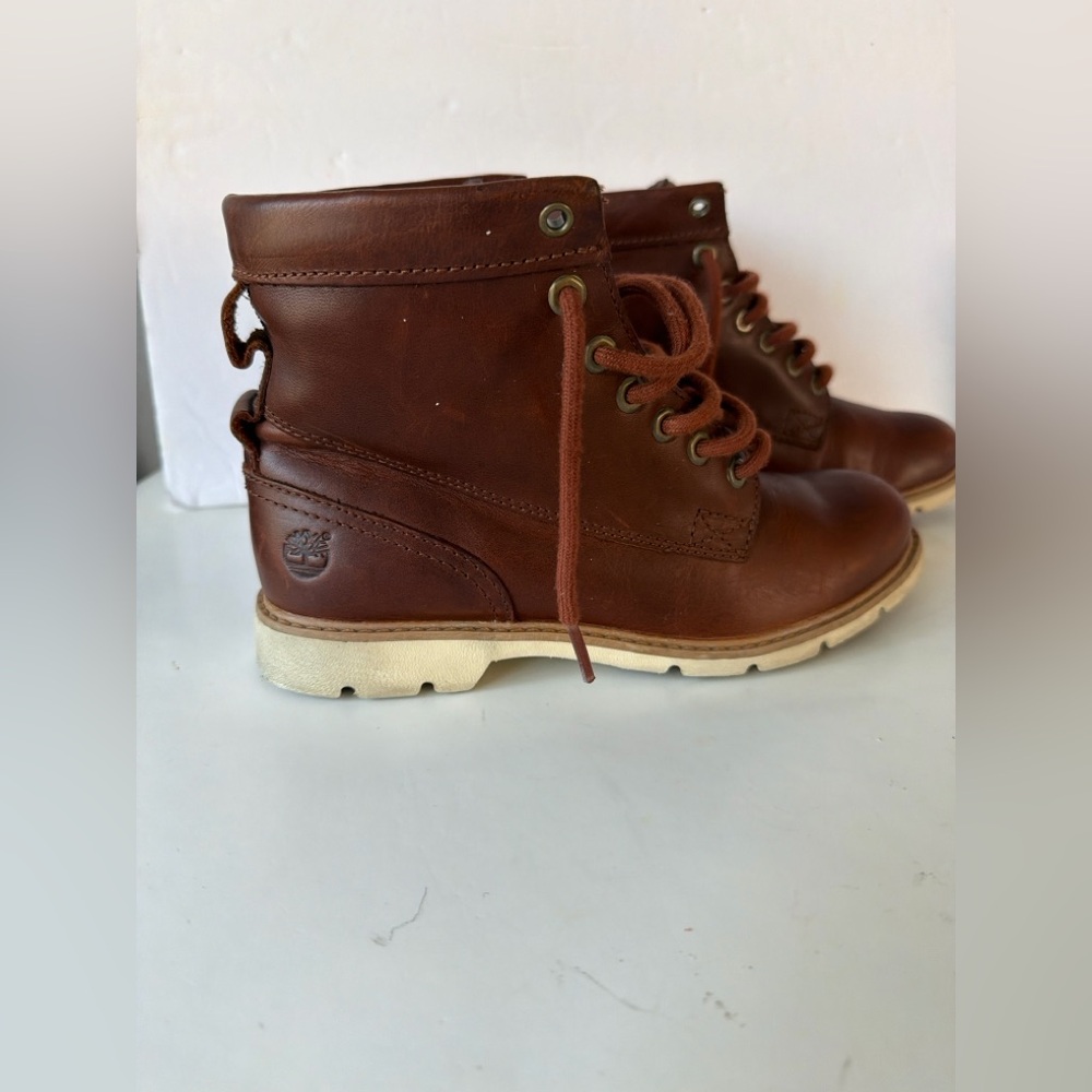 Timberland brown leather boots size 6 - Picture 3 of 15